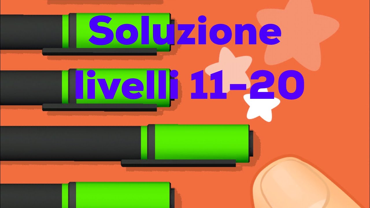 Soluzioni Make it Perfect Walkthrough - Livelli 11-20