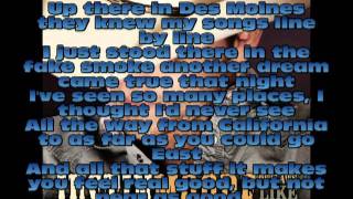 Flyin' down a backroad- Justin Moore Lyrics chords