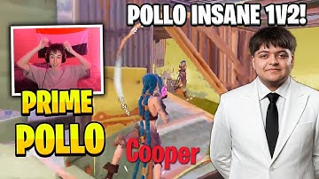 Peterbot EXCITED When Pollo 1V2 Cooper Sphinx in Duo Scrims