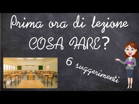 Video: Come Comportarsi Con Una Prima Elementare