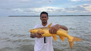  PRIMEIRA PESCARIA COSTEIRA  NA BAHIA, EM MEIO AO VENTO SUL