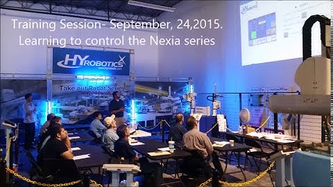 HYRobotics- NEXIA ROBOT TRAINING SESSION (Sep.24.2015)
