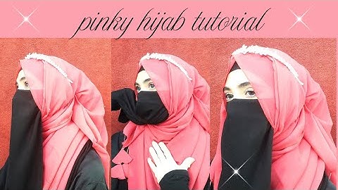 Pinky hijab tutorial || hijab tutorial with headband || hijab tutorial by Hannah shah