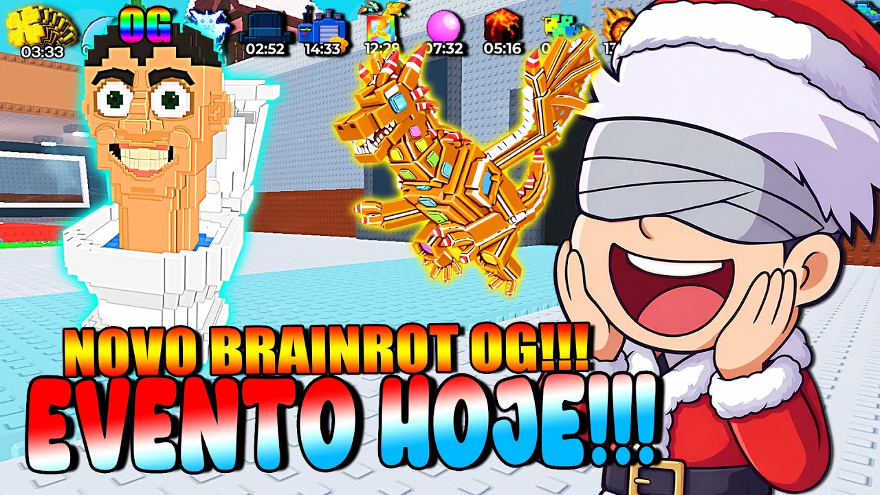 NOVO BRAINROT OG HOJE!!! - EVENTO ANO NOVO QUANDO? 🎁 !!! - EDDY333 - JOGANDO