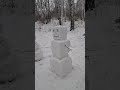 Квадровик (квадратный снеговик) #shorts