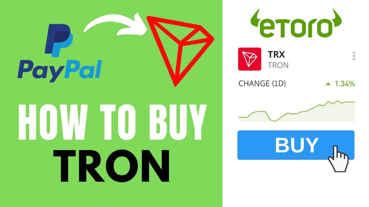How to buy TRON (TRX) CFD with PayPal on eToro ✅ Step-by-Step Tutorial