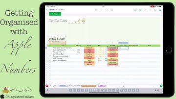 Organising with Apple Numbers - Automated To-Do List: Day 7 (Calculating Days between Dates)