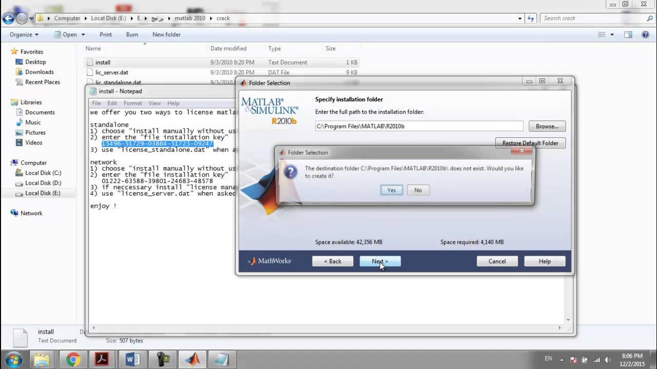 matlab license file crack 2015b