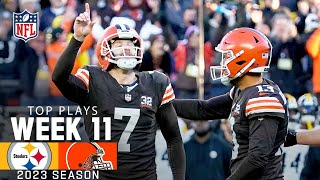 Cleveland Browns Top Plays vs. Pittsburgh Steelers | 2023 Regular Season Week 11