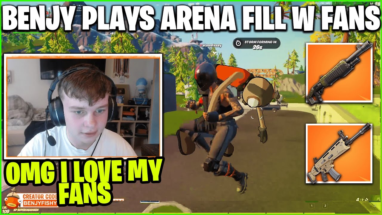 Benjyfishy Plays With The Nicest Fans In Arena Fill Mode (Fortnite Season 8)