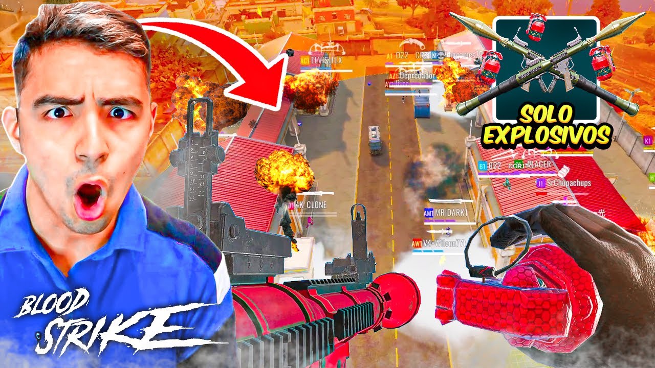 HICE un TORNEO pero SÓLO con EXPLOSIVOS por +$1000 en BLOODSTRIKE! / Orla22