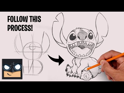 How to Draw Stitch | Sketch Workshop