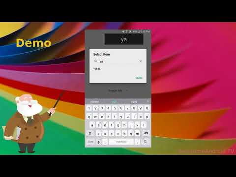 Spinner 02: Searchable Spinner