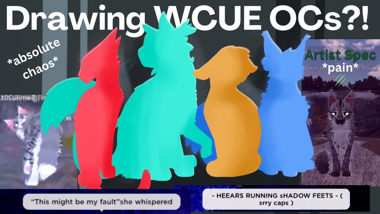 Drawing People’s Characters from Warrior Cats Ultimate Edition!!! Speedpaints, Commentary, Chaos!