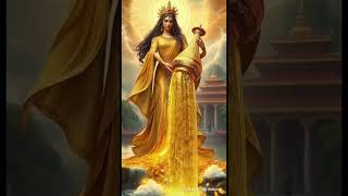 This Golden Goddess Will Hypnotize You 💫 | Wealth & Prosperity Animation #gold #shortsfeed