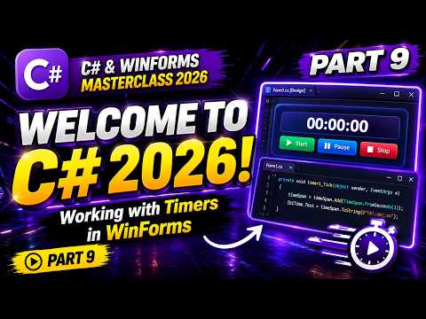 Master Timers in C# WinForms (Tick & Interval Made Easy) – Part 9