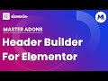 Dynamic Header Builder For Elementor