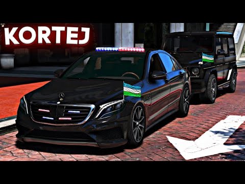 PREZIDENT KELDI▪️KORTEJ / GTA 5 UZBEK TILIDA / UZBEKCHA LETSPLAY