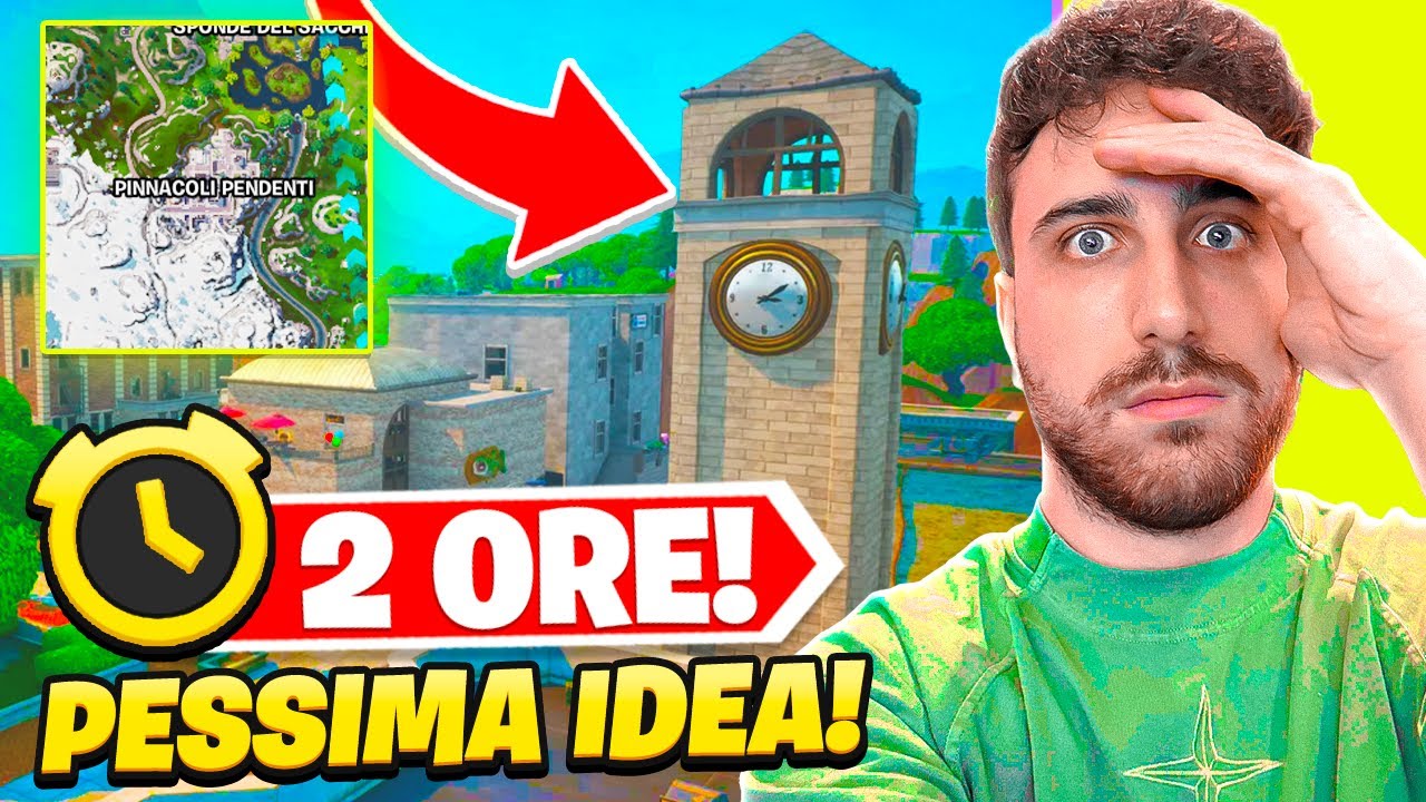 CHE BRUTTA IDEA... Atterro 2 ORE a PINNACOLI in OGI! *IMPOSSIBILE* Fortnite OG ITA