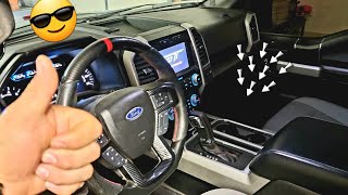 2015-2020 Ford F150 Center Console w/ Floor Shifter Swap | How-to