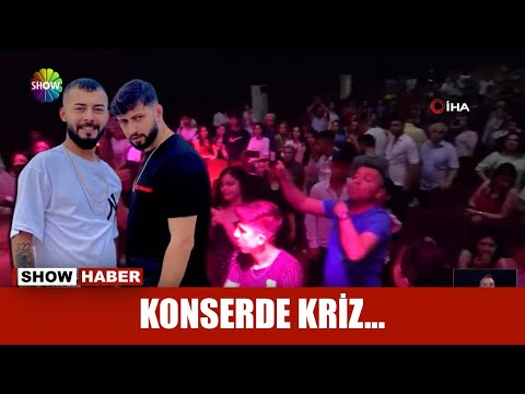 Konserde kriz...