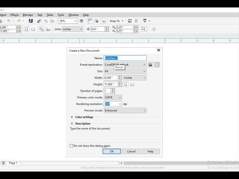 How to make page default setting in corel draw How to make page default setting in corel draw