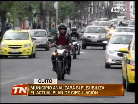 Municipio analizará si flexibiliza el actual plan de circulación