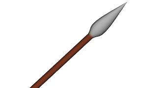 Modelling a Spear with Precision Snap to Grid in Seamless3d