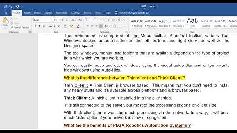 RPA-PEGA ROBOTICS -OPENSPAN -Experienced Interview Questions and Answers