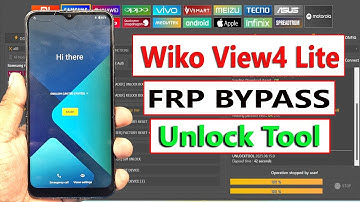 Wiko View 4 Lite FRP Bypass Unlock tool