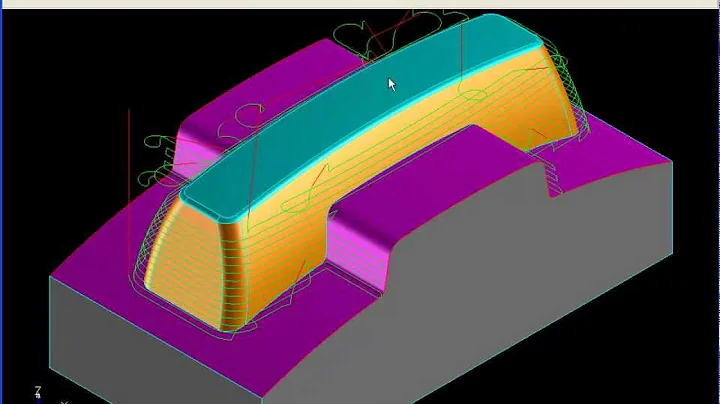 SURFCAM Tutorial - 3-Axis: Classic Z Finish