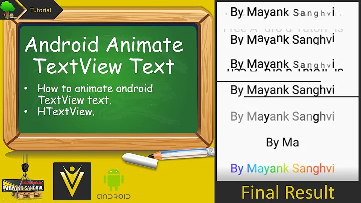 How to Animate Android TextView Text HTextView