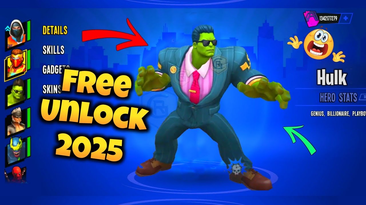 hulk premium skin unlock free spider fighter 3 || premium vip hulk skin kaise unlock hoga