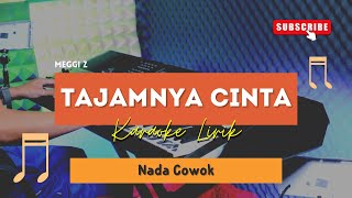 Tajamnya Cinta  Meggi Z  Karaoke  Nada Cowok  Alinsta Studio