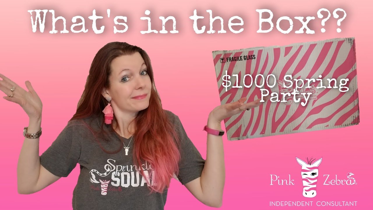 Unboxing Pink Zebra Host Rewards 1000 Spring Party YouTube