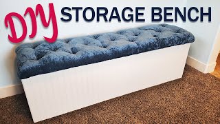 How To Build a Storage Bench Seat