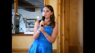 Me performing 'Love Story' by Taylor Swift (21/07/2012)