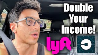 5 Ways To DOUBLE Your Income Driving Uber & Lyft!