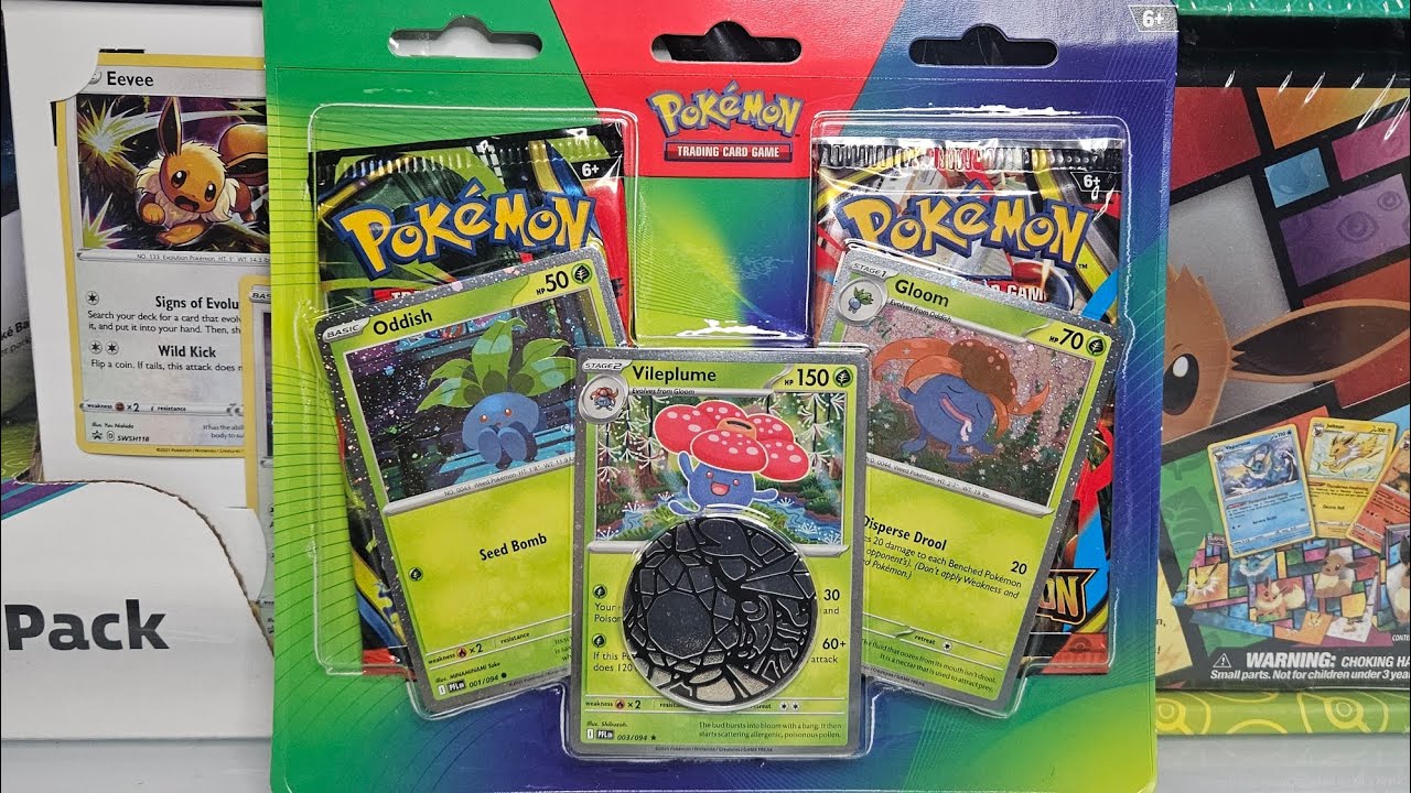 Pokémon Vileplume 2-Pack Blister Opening - YouTube