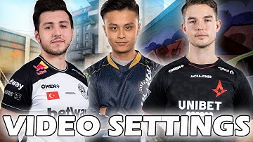 CS:GO PROS VIDEO SETTINGS 2021! Xantares, Dev1ce, Scream and more