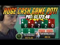 My BIGGEST Cash Game Pot! - $500 No Limit Fast Forward