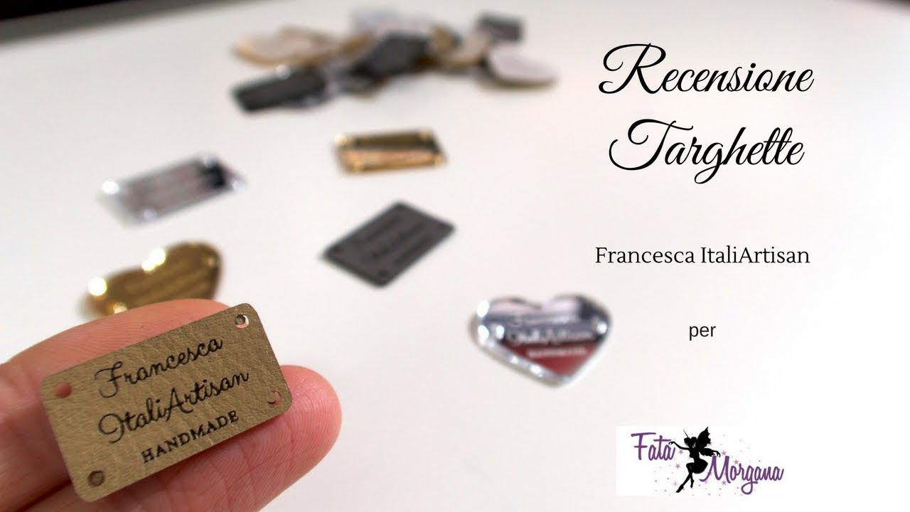 Targhette Metallo Personalizzate Per Borse Targhette personalizzate - Recensione acquisti creativi - YouTube