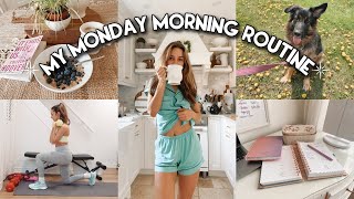 MY MONDAY MORNING ROUTINE | Healthy & Productive