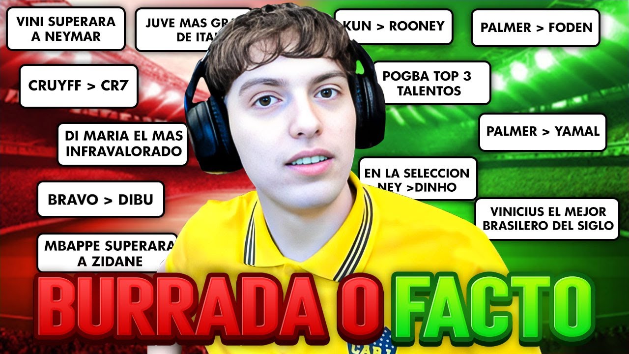 OPINIONES INPOPULARES DEL MUNDO DEL FUTBOL - ¿BURRADAS O FACTOS?