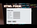 How to create beautiful form in html and css only in urd/hindi || HTML || FORM IN HTML || form ||
