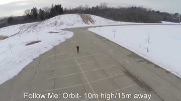 3DR Iris Plus Follow Me with DYS 3 axis gimbal.