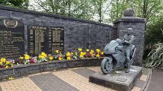 Joey, Robert and William Dunlop’s resting place (William’s name now inserted on head stone).