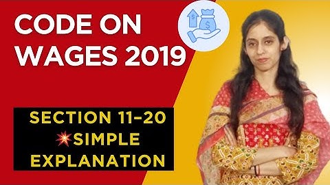 Code on Wages, 2019 | Section 11 to 20 Explained in Hindi | Wage Payment, Deductions & Fines 🔍📚