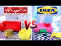 VERSUS: Ikea Doll Furniture VS DIY Doll Furniture - Couch | Chair | Shelves | Rug & more