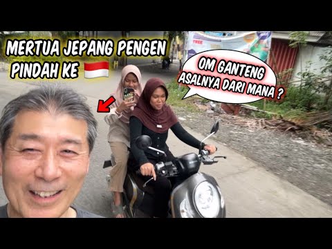 NYOBAIN NAIK MOTOR KELILING KAMPUNG MERTUA JEPANG PENGEN PINDAH KE INDONESIA